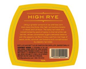 High Rye back